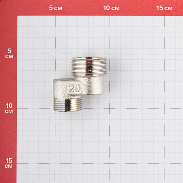 Эксцентрик Valtec 1 НР(ш) х 3/4 НР(ш) х 20 мм латунный (VTr.095.N.0605020)