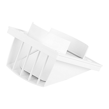 Выход вентиляционный настенный Era с обратным клапаном и с фланцем пластиковый 150х150 мм d125 мм