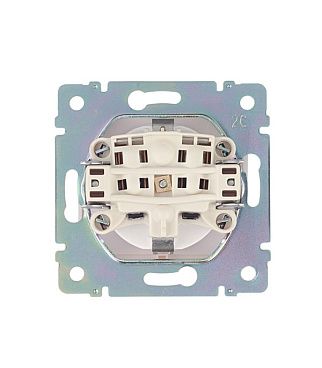 Розетка Legrand Valena встраиваемая белая с крышкой (694270)