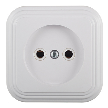 Розетка Svet накладная белая (0215-00011)
