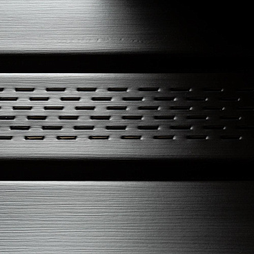 Софит ПВХ с центральной перфорацией Docke Standard шоколад 3000х305 мм