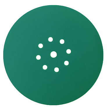 Диск шлифовальный КМ Green Film d225 мм P40 на липучку пленочная основа (3 шт.)