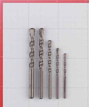 Набор сверл по бетону спиральных 4-10 мм (5 шт.) (70730/EA05-880)