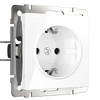 Розетка Werkel встраиваемая белая (a051127)