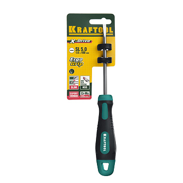 Отвертка плоская SL5 100 мм Kraftool Expert (250071-5.5-100)