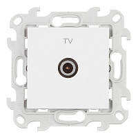 Розетка телевизионная Simon 24 Harmonie встраиваемая белая (2450477-030)