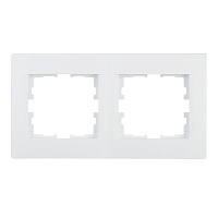 Рамка Lezard Karina двухместная белая (707-0200-147)