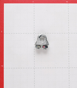 Зажим троса u-образный d5 мм DIN 741 (2 шт.)