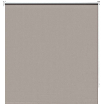 Рулонная штора блэкаут 100х250 см Decofest Плайн какао с молоком