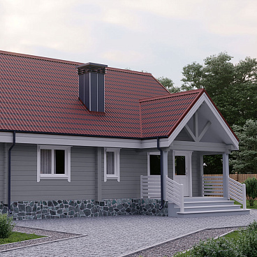 Лист волнистый Ондулин красная черепица 1,95х0,96 м 3,3 мм усиленный