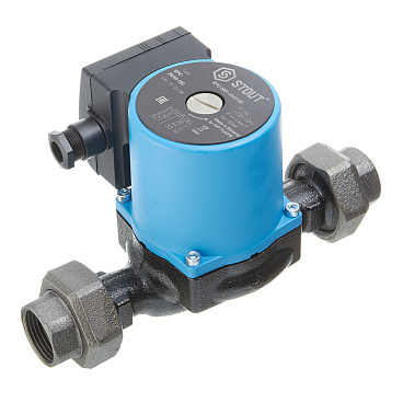 Циркуляционный насос для систем отопления Stout 25/40-180 DN25 подъем 4 м 180 мм с гайками (SPC-0010-2540180)