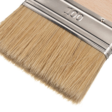 Кисть плоская смешанная щетина без ручки Wenzo 100х14 мм для красок на любой основе