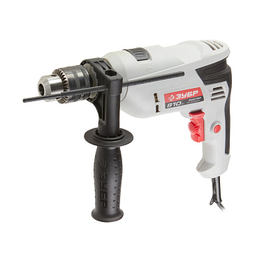 Дрель сетевая ударная Зубр ДУ-810 ЭРМ2 810 Вт ключевой патрон