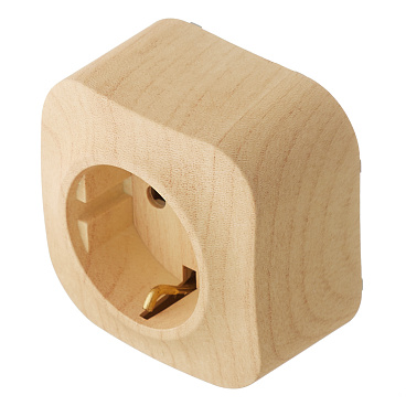 Розетка Legrand Quteo накладная дерево (782280)