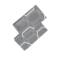 Наволочка 50х70 бязь серая MiaСона Polo (2 шт.)