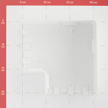 Угол плоский для кабель-канала DKC 100х60 мм белый (01745)