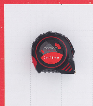 Рулетка Hesler с автостопом магнитная 3 м x 16 мм