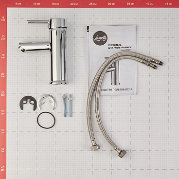 Смеситель для раковины Lavelly Smart хром однорычажный (624587)