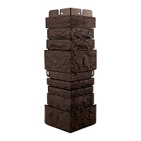 Угол наружный Альта-Профиль Шотландия Эко 450х160 мм коричневый