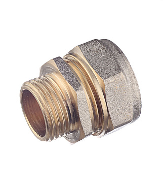 Соединитель прямой 20 обж(ц) х 1/2 НР(ш)