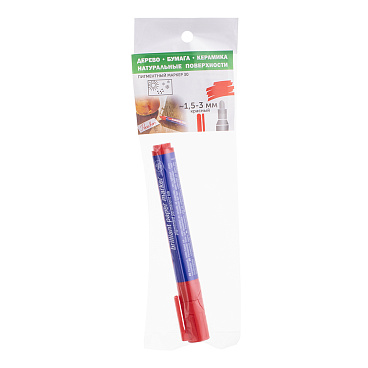 Маркер пигментный Edding 30 красный грифель 1,5-3 мм на водной основе