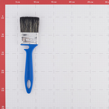 Кисть плоская смешанная щетина пластиковая ручка Wenzo Pro 50х12 мм для красок на водной основе