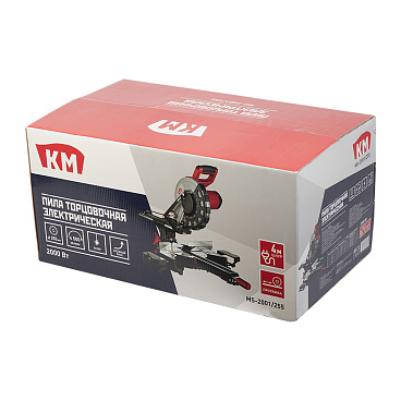 Пила торцовочная электрическая КМ MS-2001/255 2000 Вт 255 мм