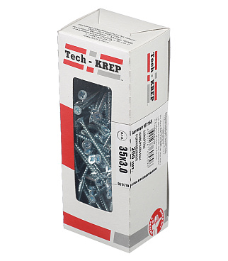 Саморезы универсальные 35x3,0 мм оцинкованные (200 шт.)