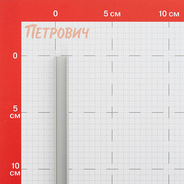 Профиль алюминиевый U-образный 10х12х10х1,5х1000 мм анодированный