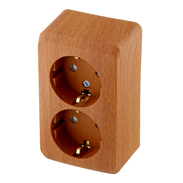 Розетка Systeme Electric Этюд накладная бук со шторками (PA16-008T)