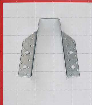 Опора бруса раскрытая оцинкованная 165х76х50х2 мм