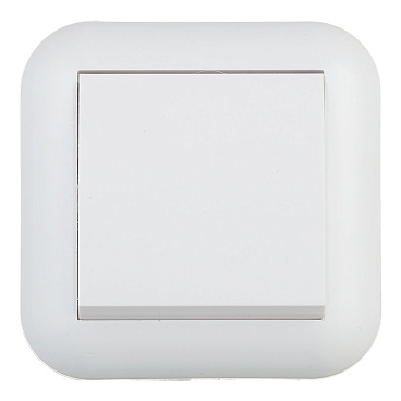 Выключатель Svet одноклавишный встраиваемый белый (0602-00081)