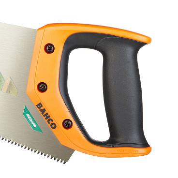 Ножовка по дереву Bahco 550 мм 7 зуб/дюйм 3d средний зуб