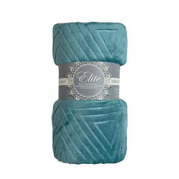 Плед 200х220 см TexRepublic микрофибра бирюзовый