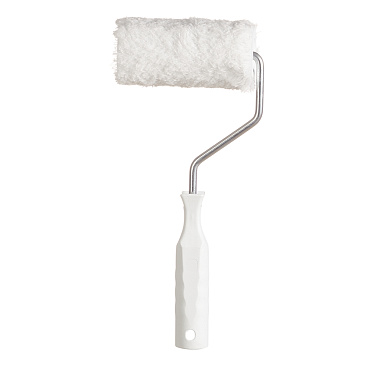 Валик искусственный мех 100 мм d42 мм ворс 12 мм для водной основы с ручкой