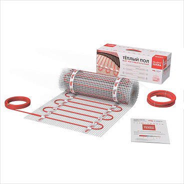 Теплый пол нагревательный мат СТН Квадрат тепла КМ-1200-8,0 8 кв.м 150 (1200) Вт