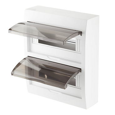 Щит распределительный навесной EKF PROxima ЩРН-П-24 пластиковый IP41 328х270х100 мм 24 модуля