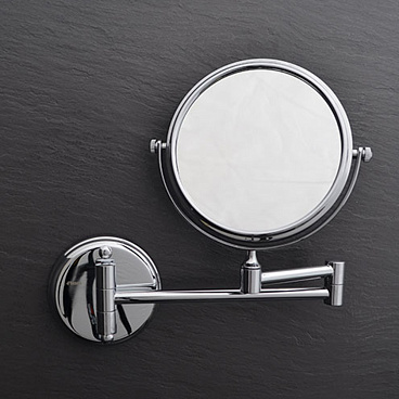 Зеркало косметическое настенное d260 мм с увеличением хром Fixsen Hotel FX-31021