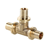 Тройник Valtec 25 х 25 х 25 мм равнопроходной латунь (VTm.431.BG.252525)