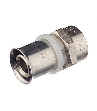 Соединитель прямой VALTEC (VTm.202.N.002004) 20(пресс) х 1/2 ВР(г)