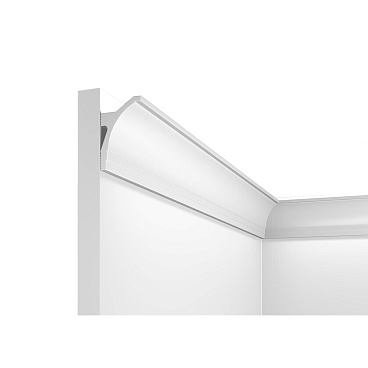 Плинтус потолочный из экополимера ударопрочный 55х35х2000 мм Artiva RT018