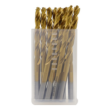 Набор сверл по металлу спиральных Hilberg Cobalt 5% Top 6х93 мм кобальтовое (10 шт.) (CO060-10)