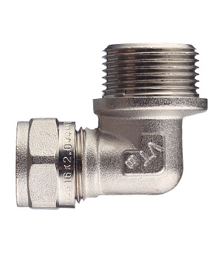 Угол VALTEC (VTm.353.N.001605) 16 обж(ц) х 3/4 НР(ш)