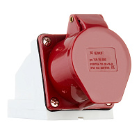 Розетка силовая угловая настенная EKF PROxima 3Р+РЕ+N 16 А 380 В IP44