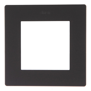 Рамка Simon 24 Harmonie одноместная графит (2400610-038)
