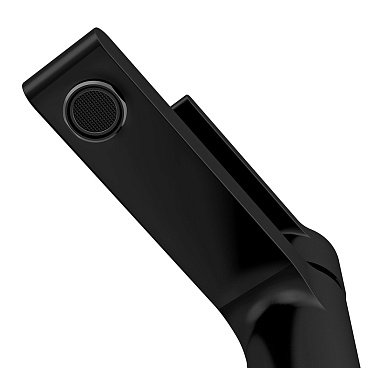 Смеситель для раковины высокий Cersanit Brasko Black однорычажный черный (63111)