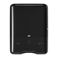 Диспенсер Tork для листовых полотенец Singlefold сложения ZZ и C (H3) пластик черный (553008)