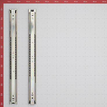 Направляющие шариковые 500 мм полного выдвижения (1 комплект)