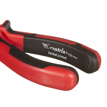 Круглогубцы с прорезиненной ручкой Matrix 160 мм (17355)