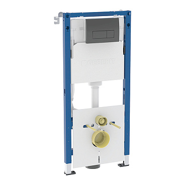 Инсталляция Geberit Delta для подвесного унитаза с кнопкой черной (458.128.DW.2)